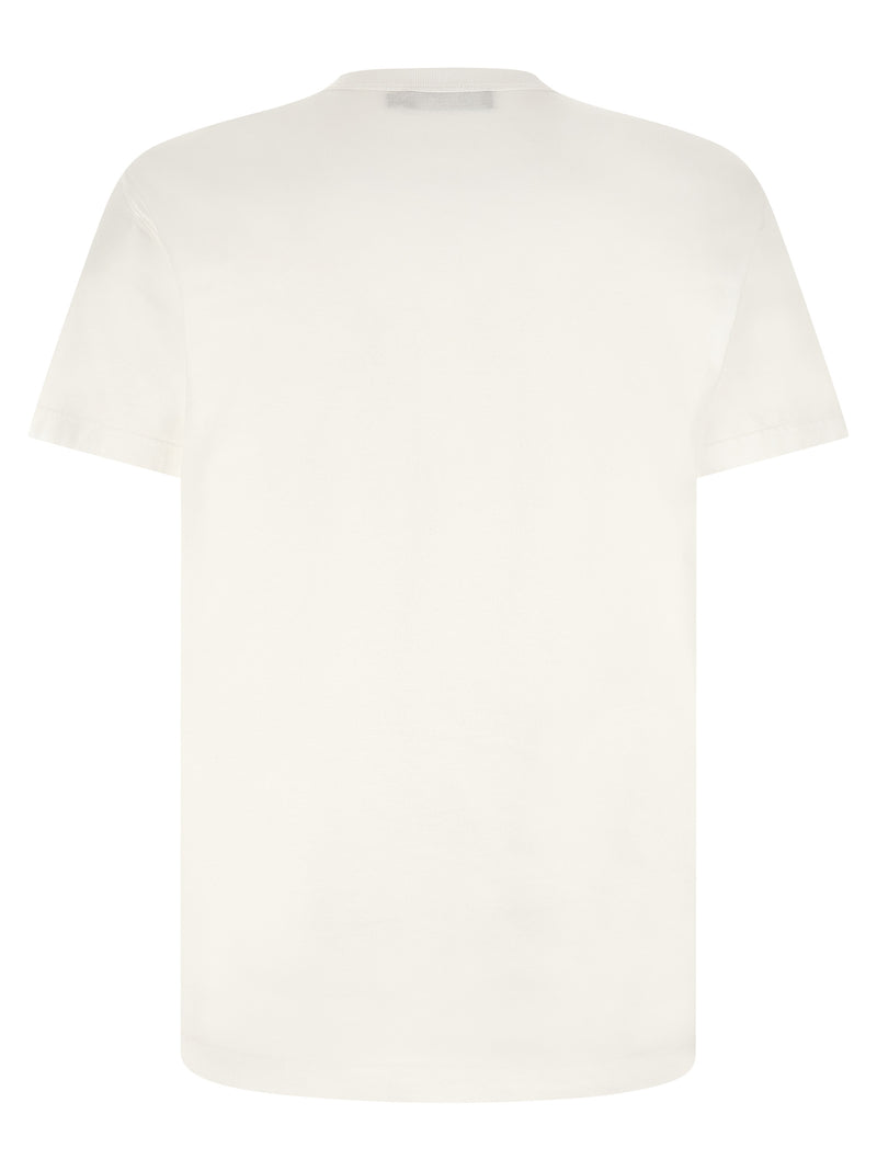 Dolce & Gabbana White Cotton T-Shirt for Men