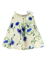 Stella McCartney Fiordaliso Blue Cotton Blouse