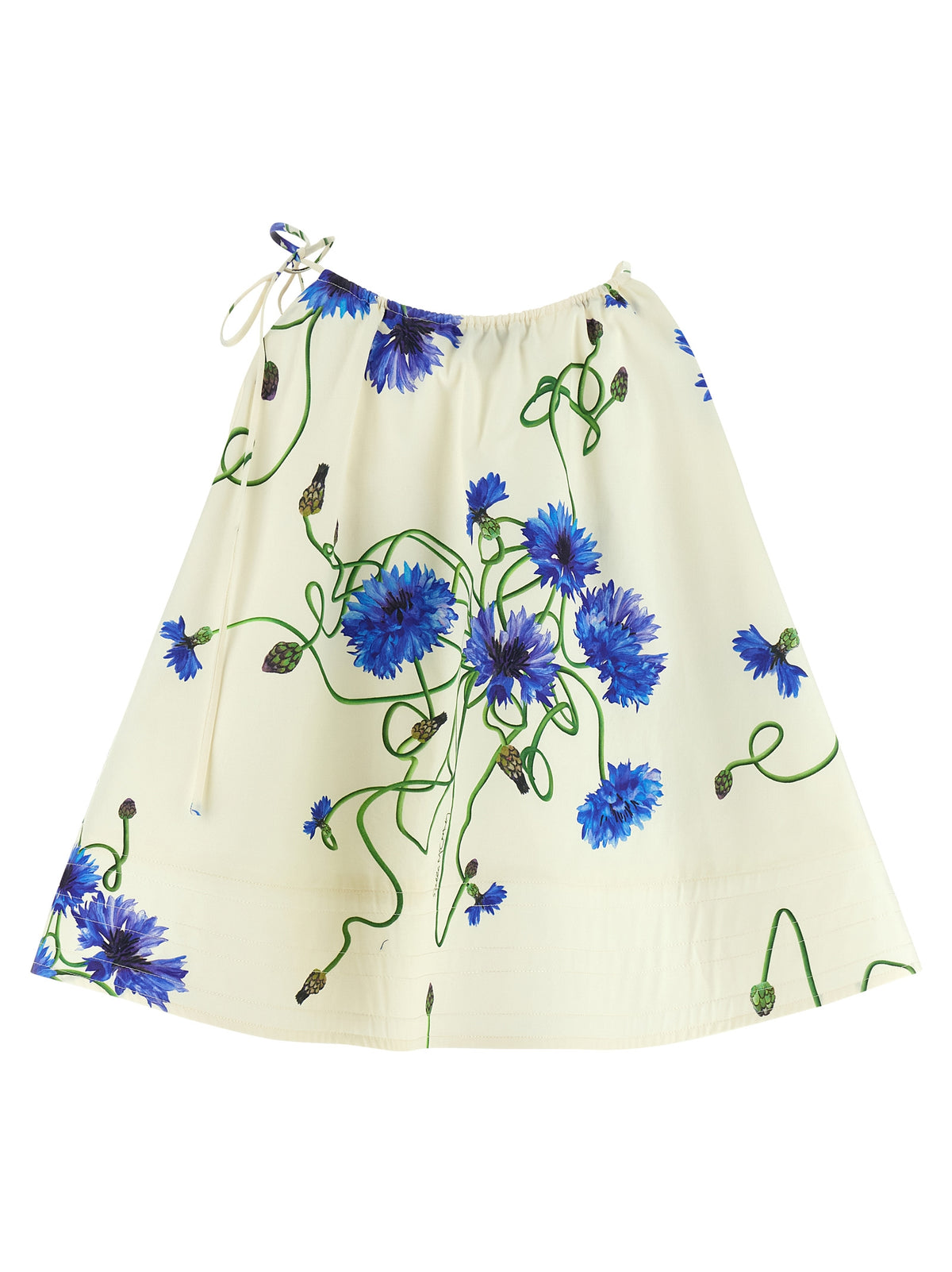 Stella McCartney Fiordaliso Blue Cotton Blouse