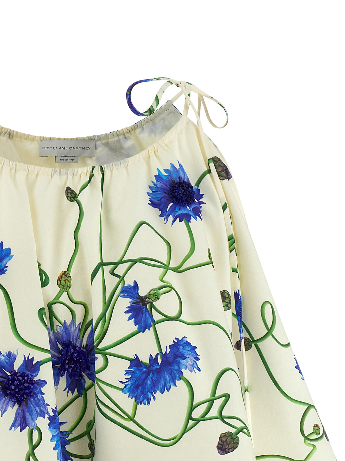 Stella McCartney Fiordaliso Blue Cotton Blouse