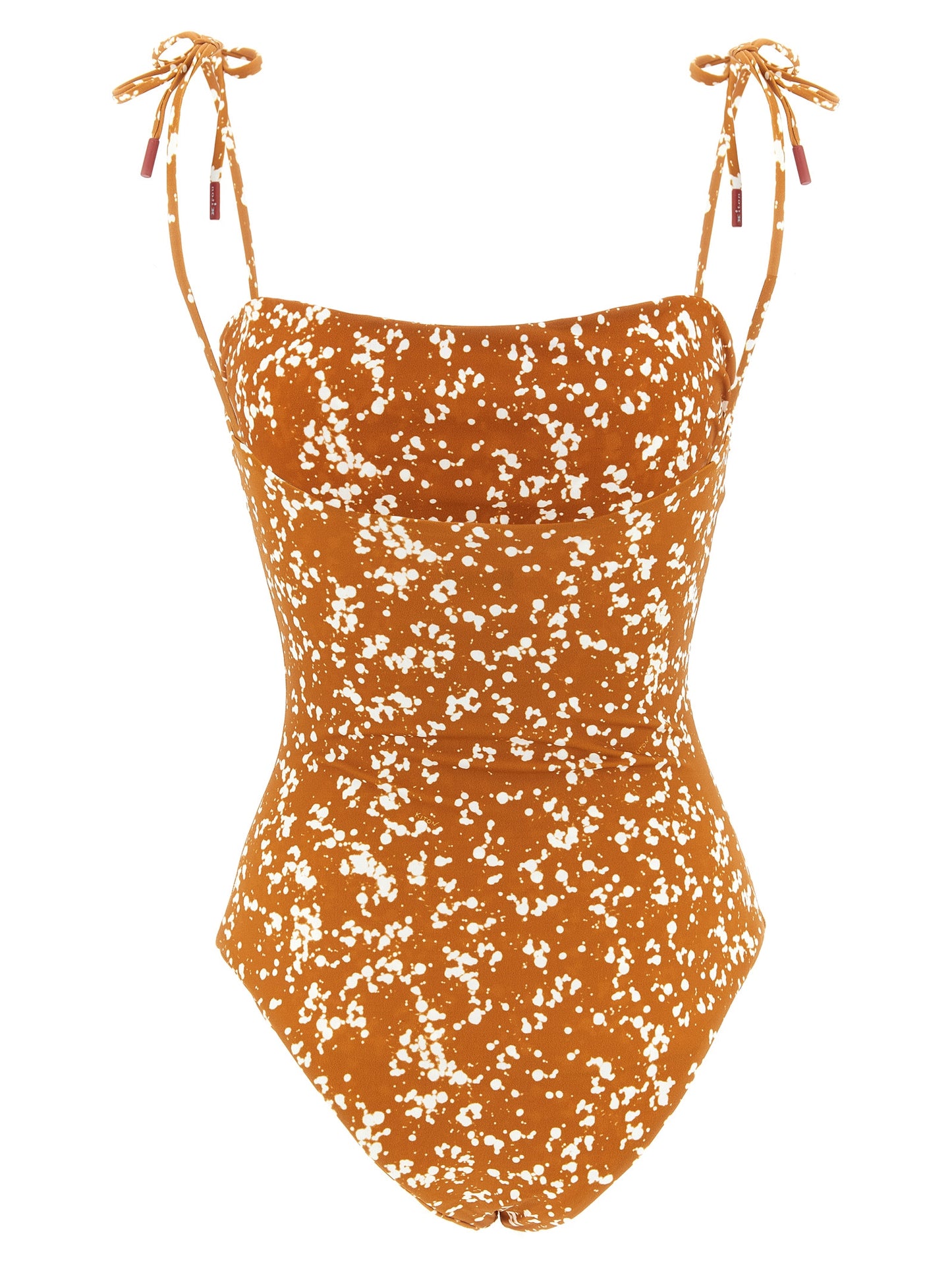 Maillot de bain une pièce Kiton en polyamide marron