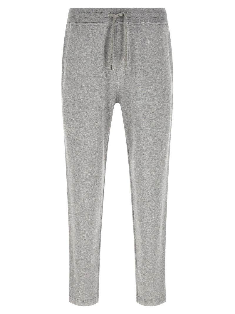 Brunello Cucinelli Gray Cotton Athletic Pants