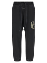 Fear Of God Black Cotton Joggers (Workout Pants)