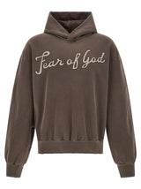 Sweat-shirt en coton marron Fear Of God