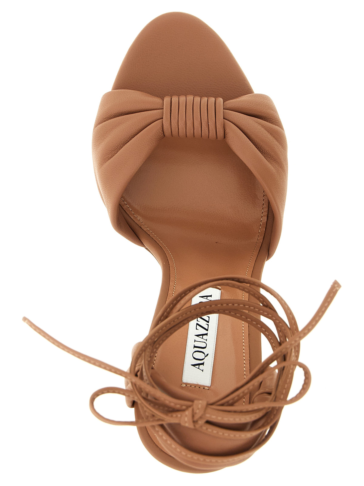 Sandales à talon aiguille en cuir d'agneau multicolore Aquazzura