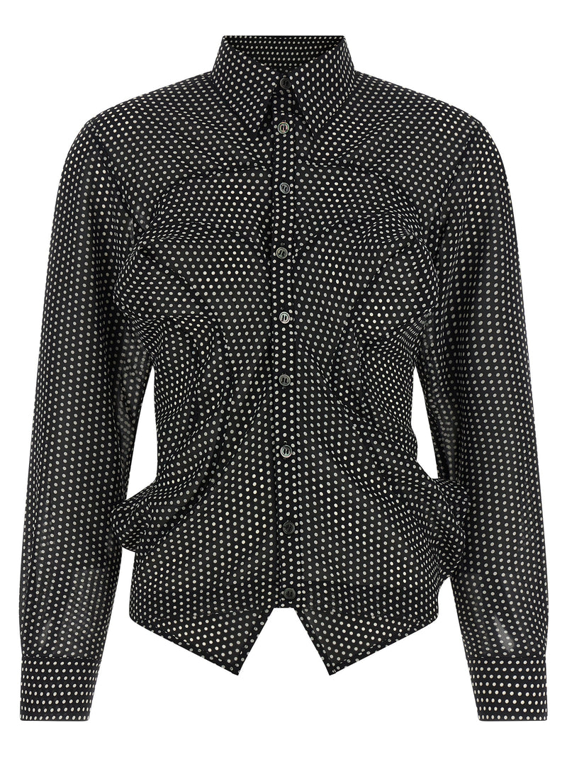 Junya Watanabe Bicolor Polyester Blouse