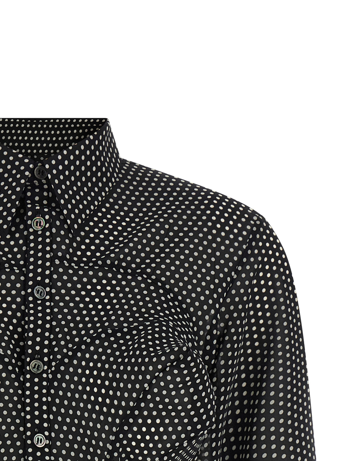Chemisier bicolore en polyester Junya Watanabe