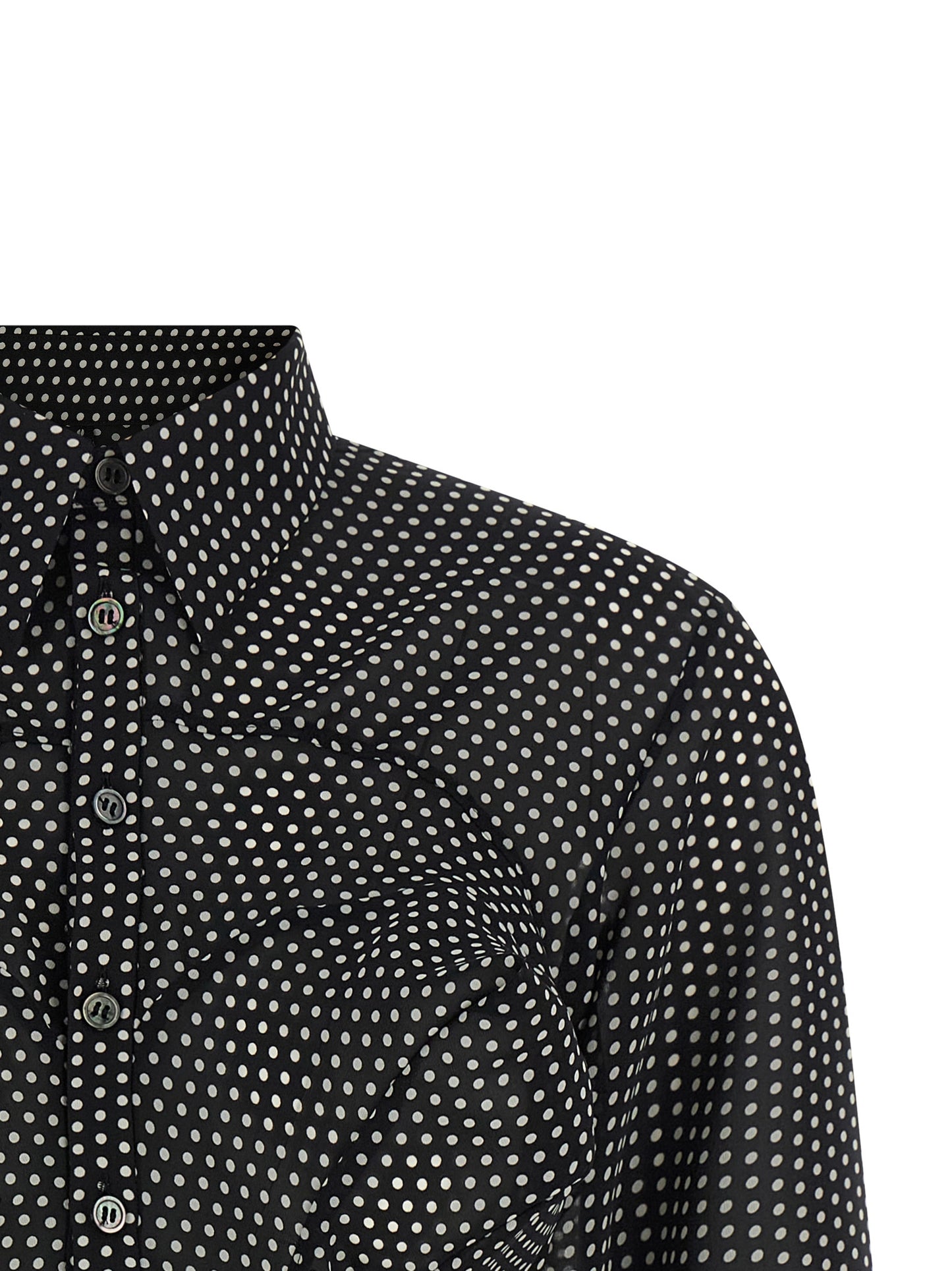 Junya Watanabe Bicolor Polyester Blouse