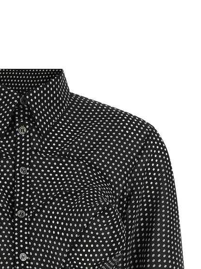 Junya Watanabe Bicolor Polyester Blouse