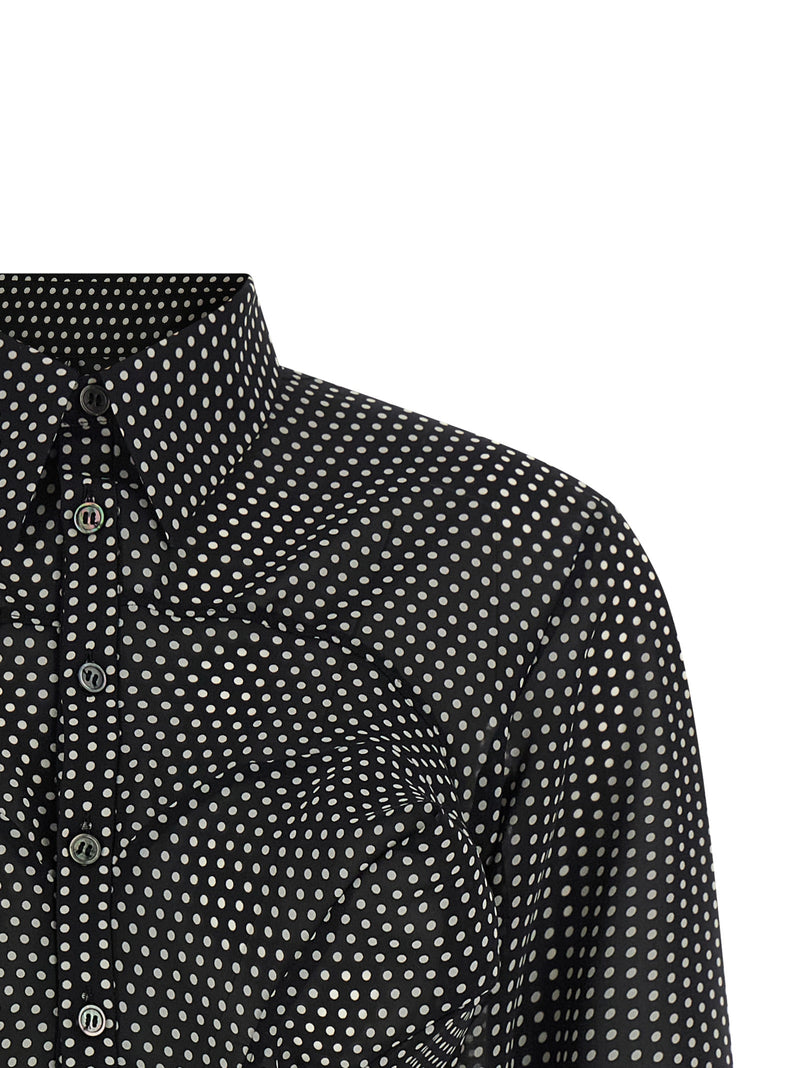 Junya Watanabe Bicolor Polyester Blouse