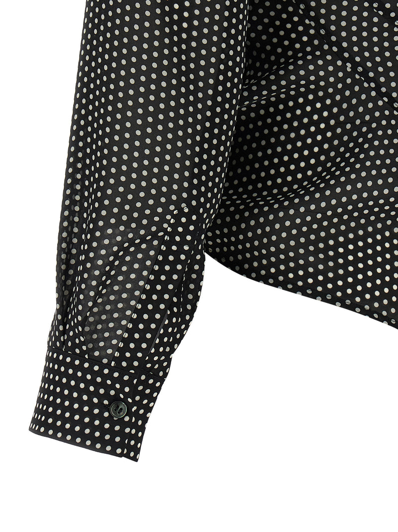 Junya Watanabe Bicolor Polyester Blouse