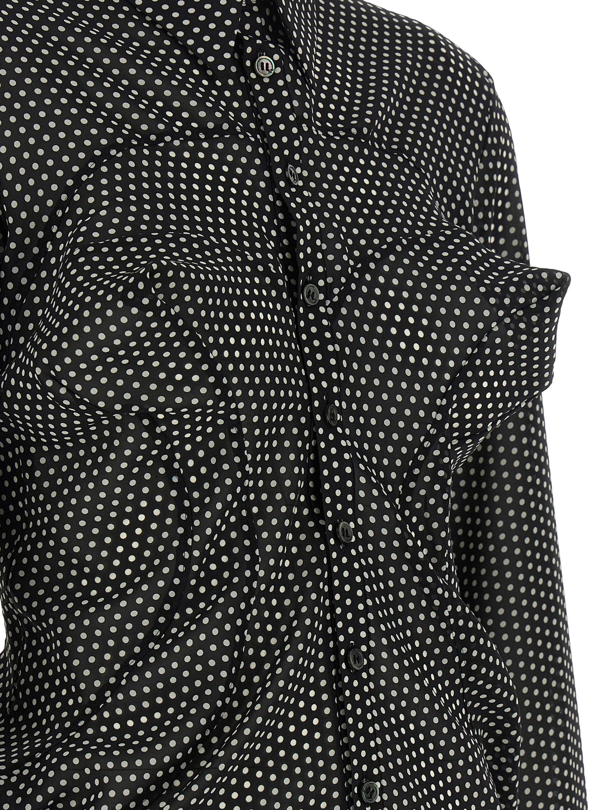Chemisier bicolore en polyester Junya Watanabe