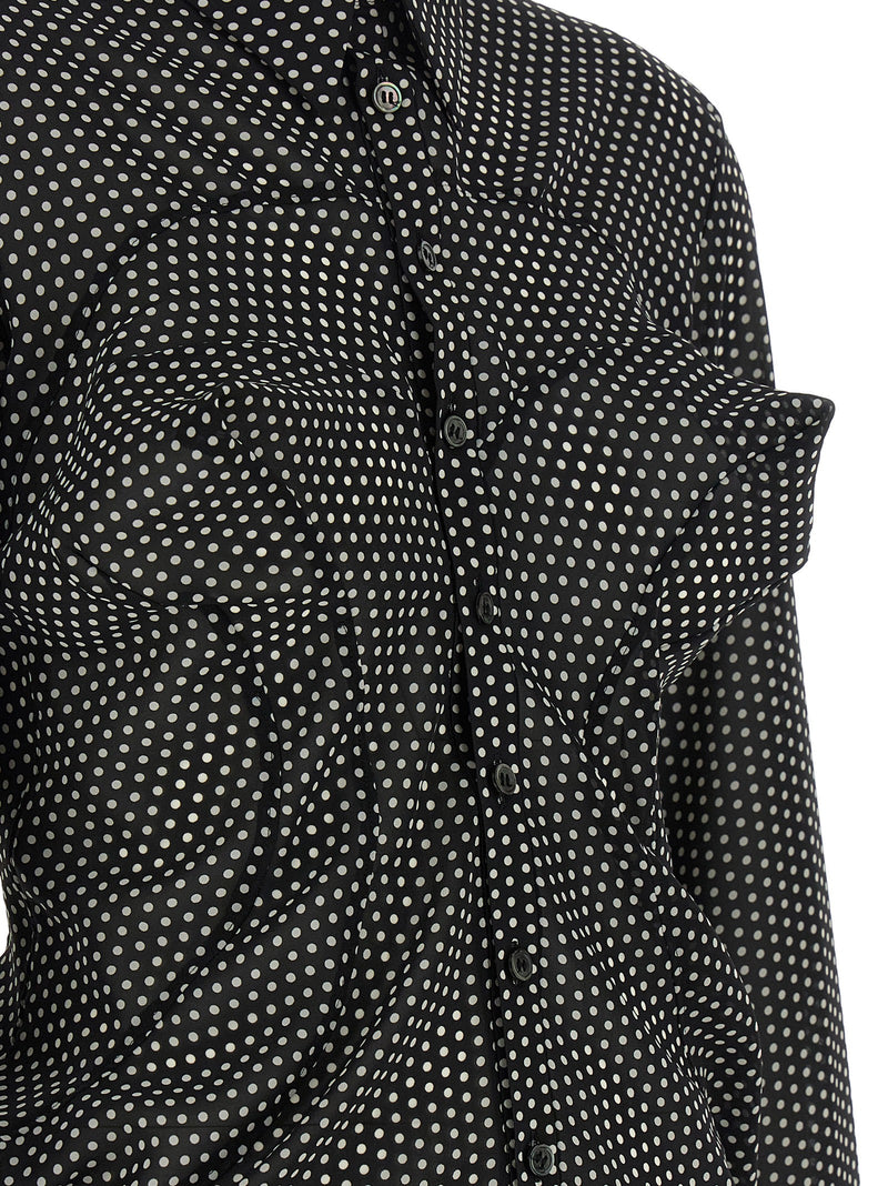 Junya Watanabe Bicolor Polyester Blouse