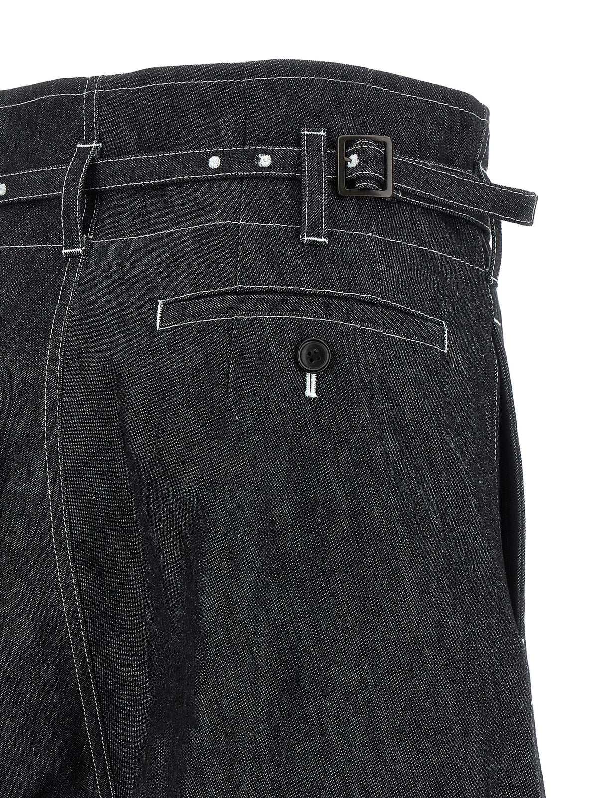 Shorts bermudas en coton noir Junya Watanabe