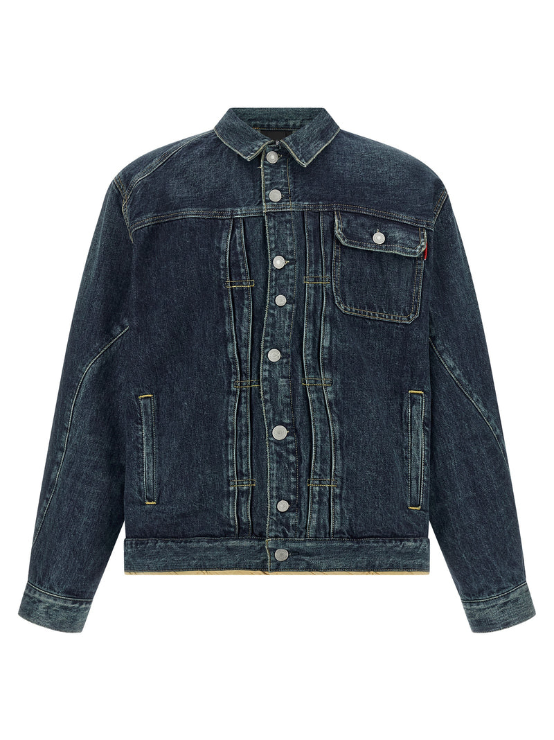 Undercover Blue Cotton Denim Jacket for Men
