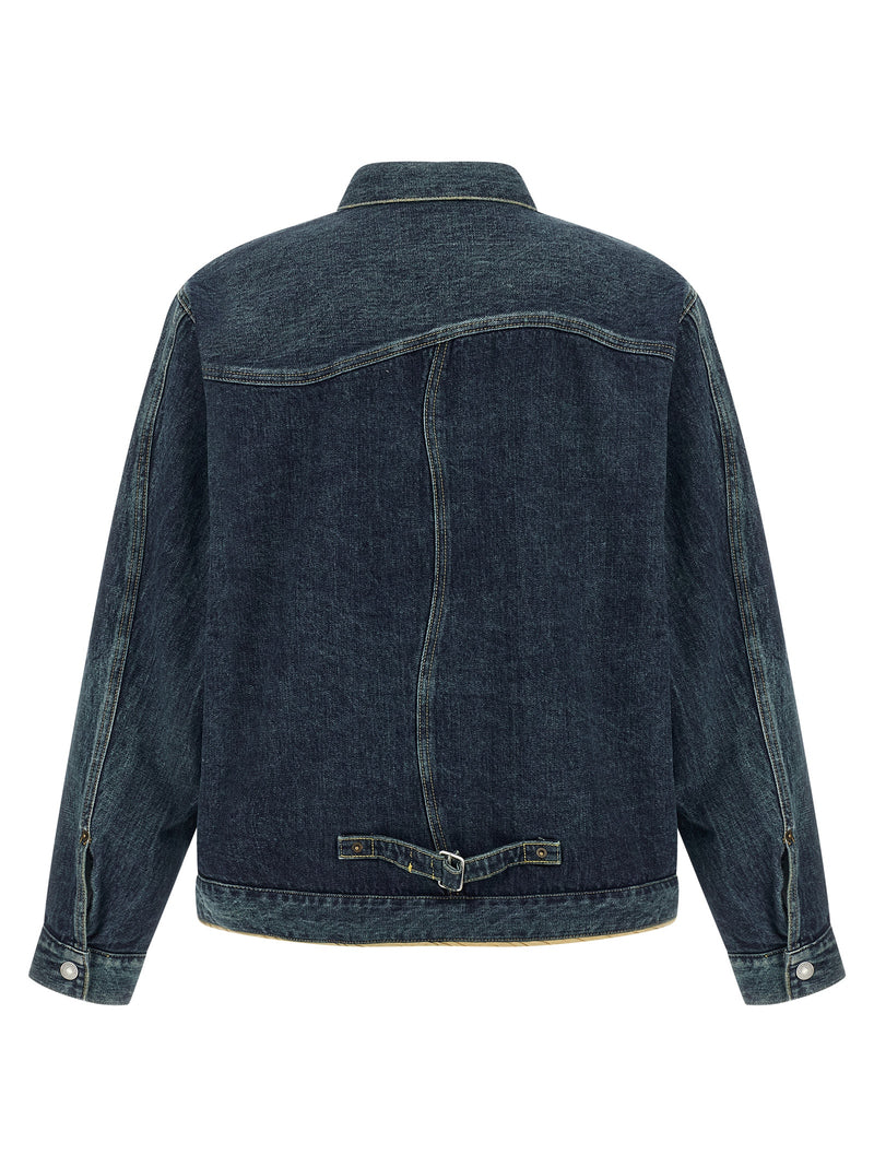 Undercover Blue Cotton Denim Jacket for Men