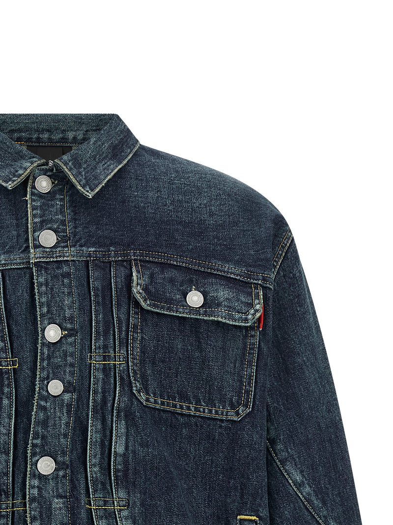 Undercover Blue Cotton Denim Jacket for Men