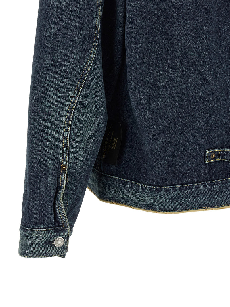 Undercover Blue Cotton Denim Jacket for Men