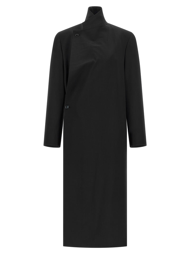 Manteau en laine bleu Lemaire