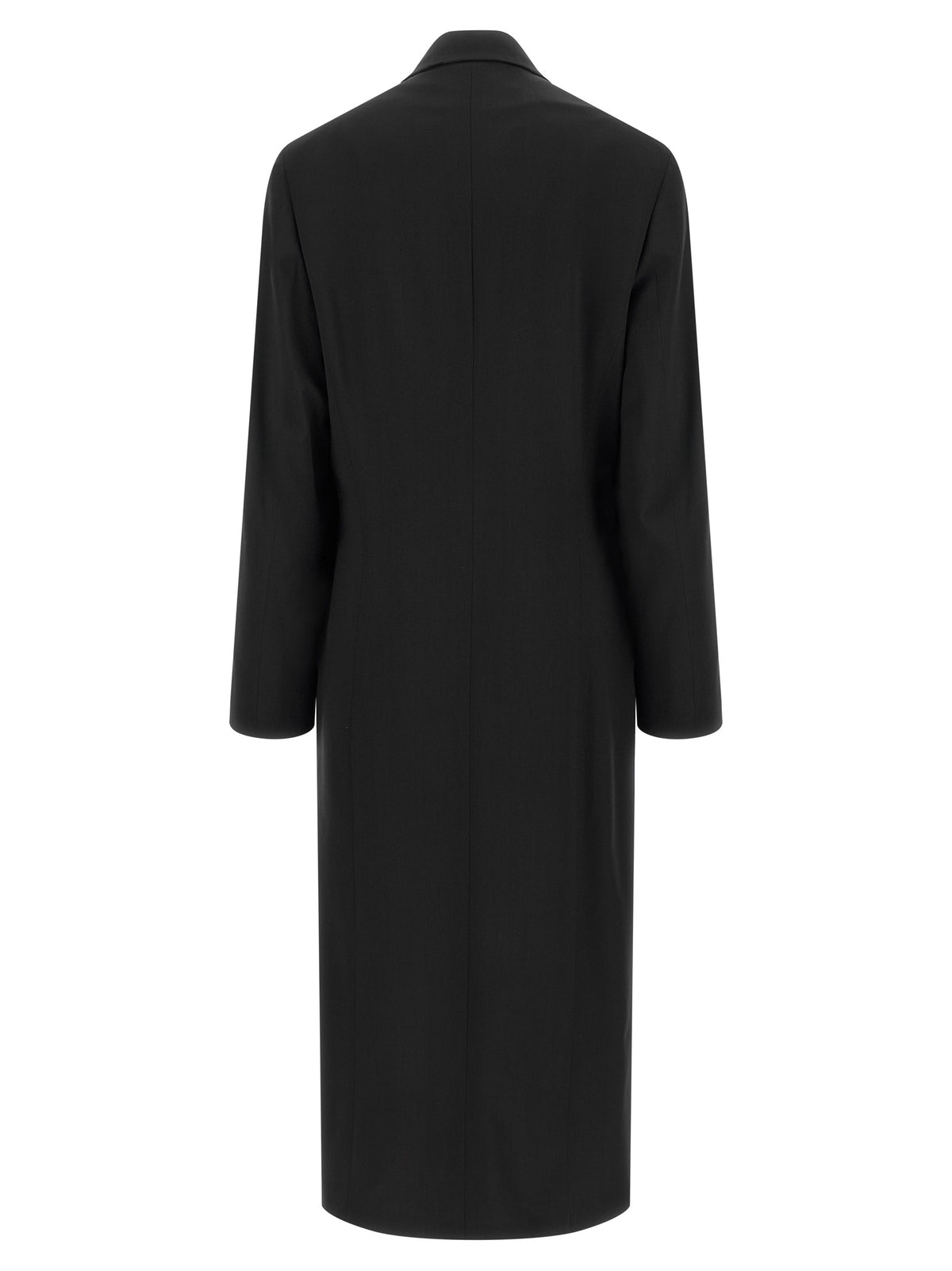 Lemaire Blue Wool Coat - Elegant Long Coat for Women