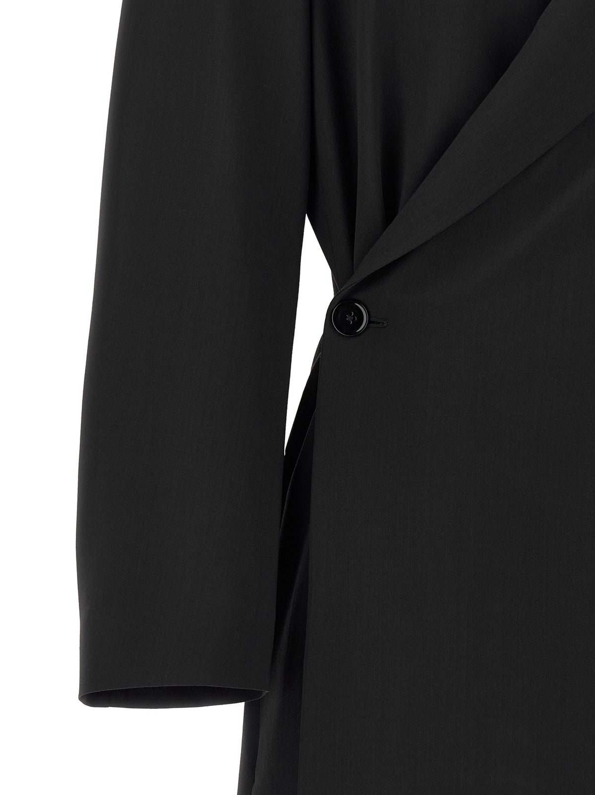Lemaire Blue Wool Coat - Elegant Long Coat for Women