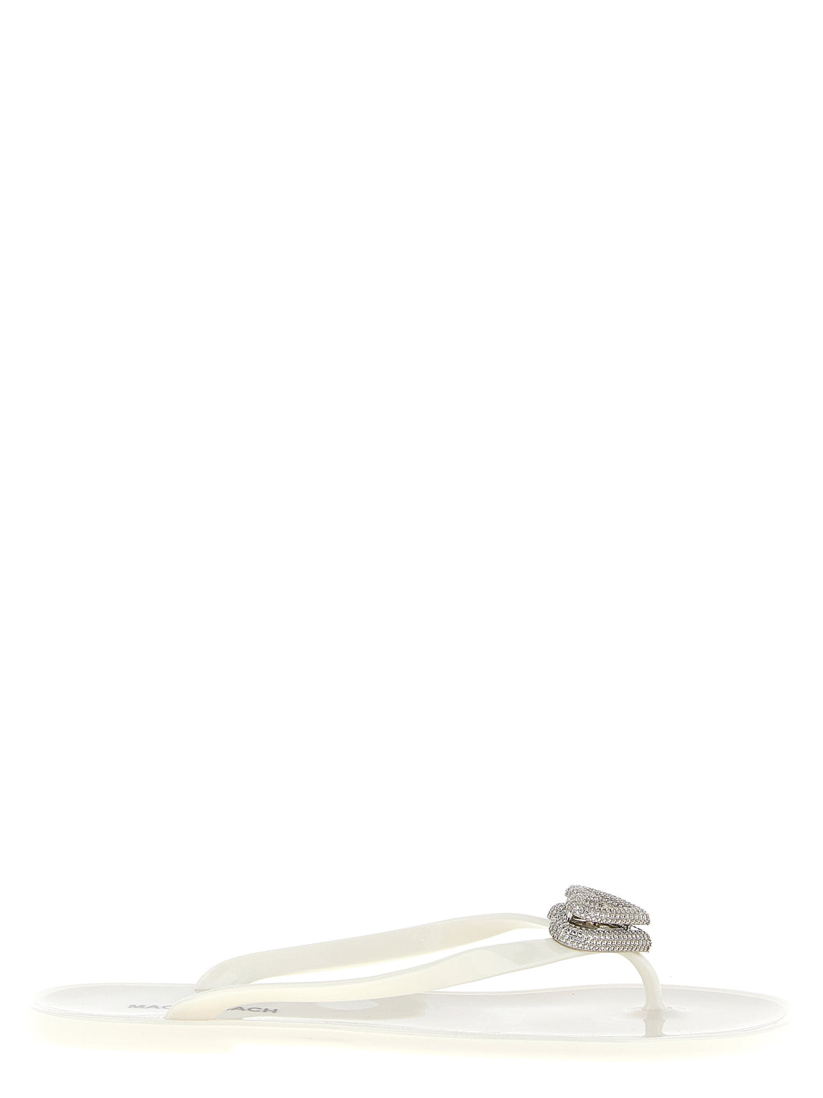 Mules MACH & MACH en PVC blanc