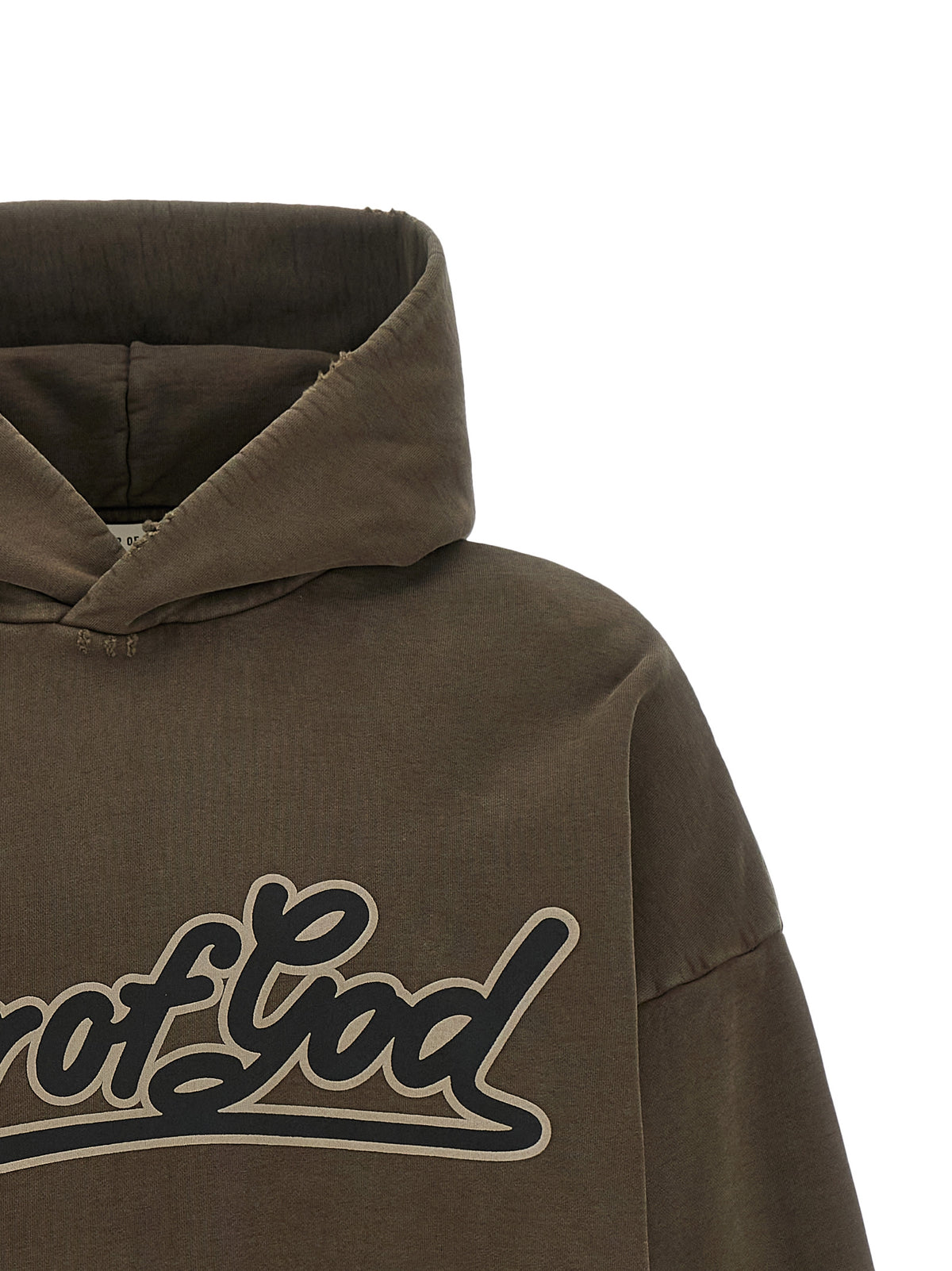 Sweat-shirt en coton marron Fear Of God