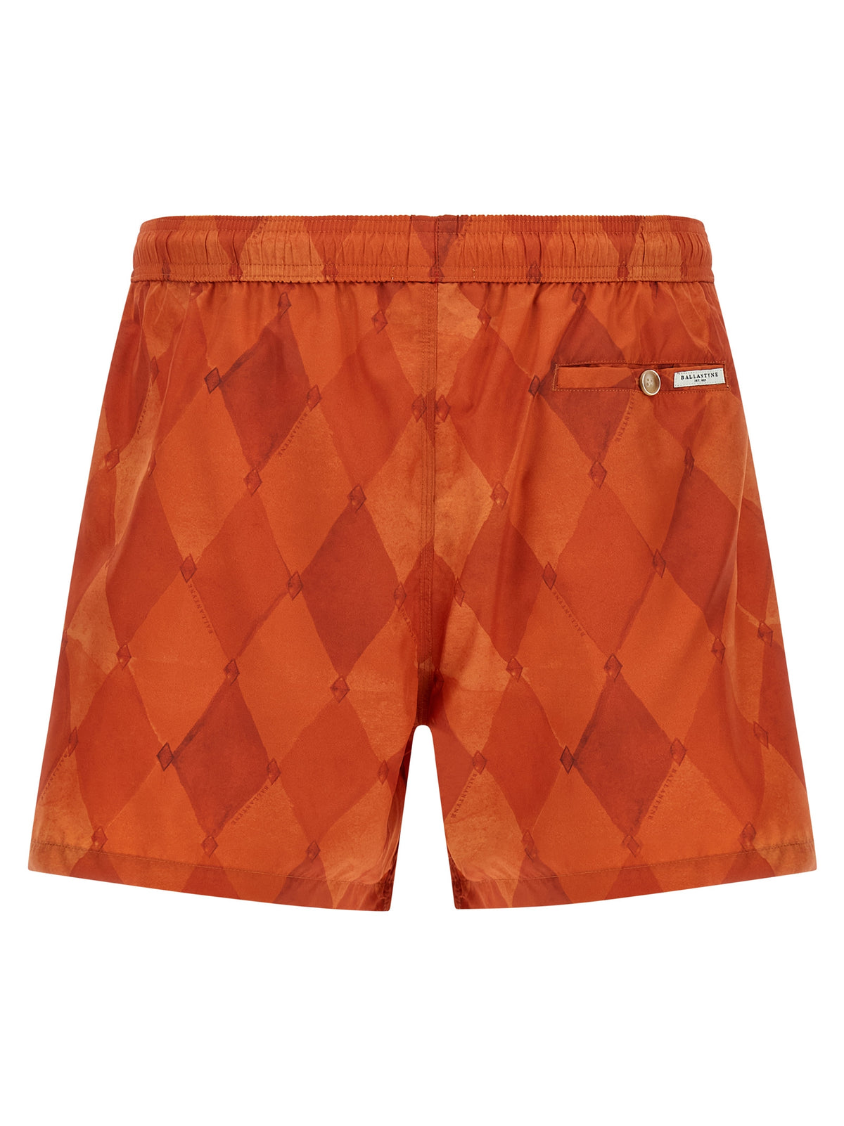 Ballantyne Orange Polyester Swim Shorts - Elegant Swimwear