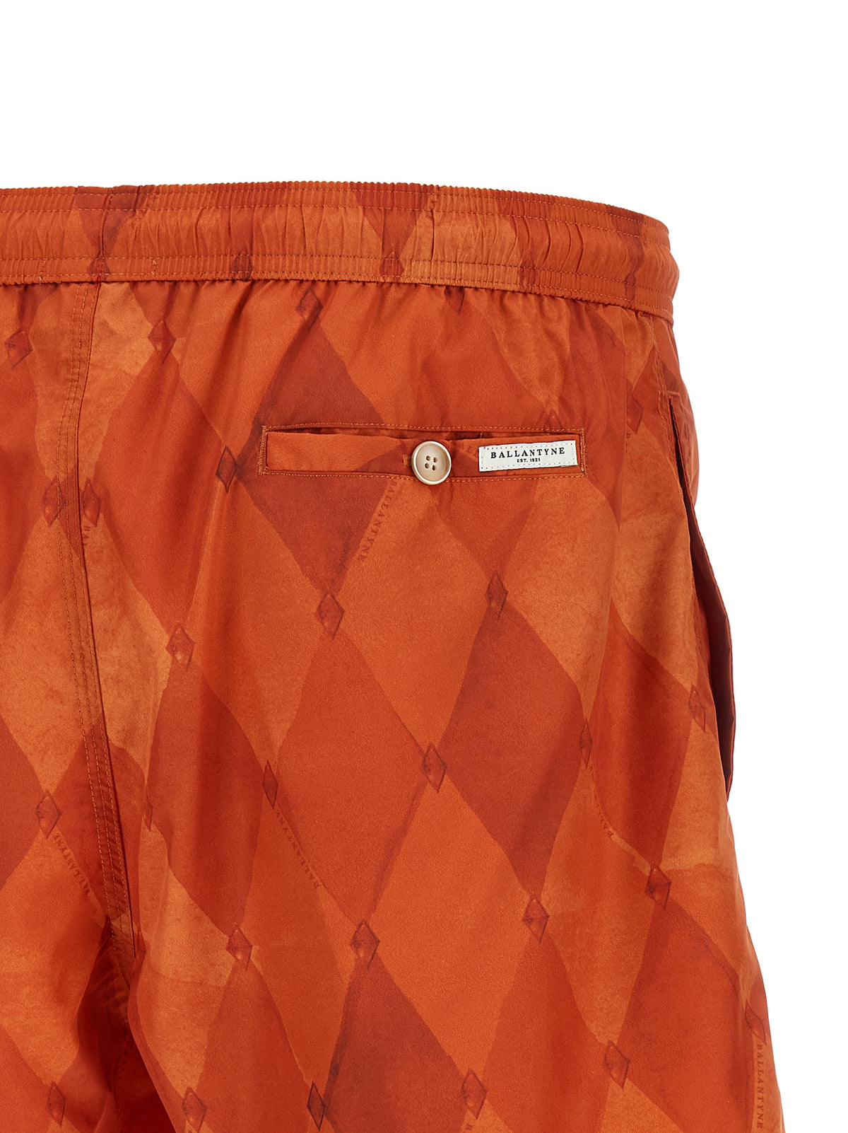 Ballantyne Orange Polyester Swim Shorts - Elegant Swimwear