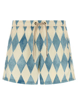 Short de bain Ballantyne en polyester bleu