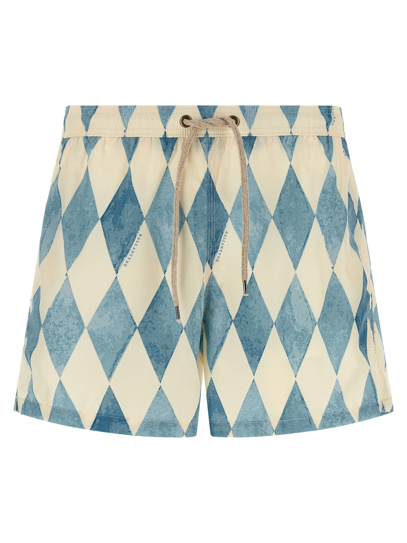 Short de bain Ballantyne en polyester bleu