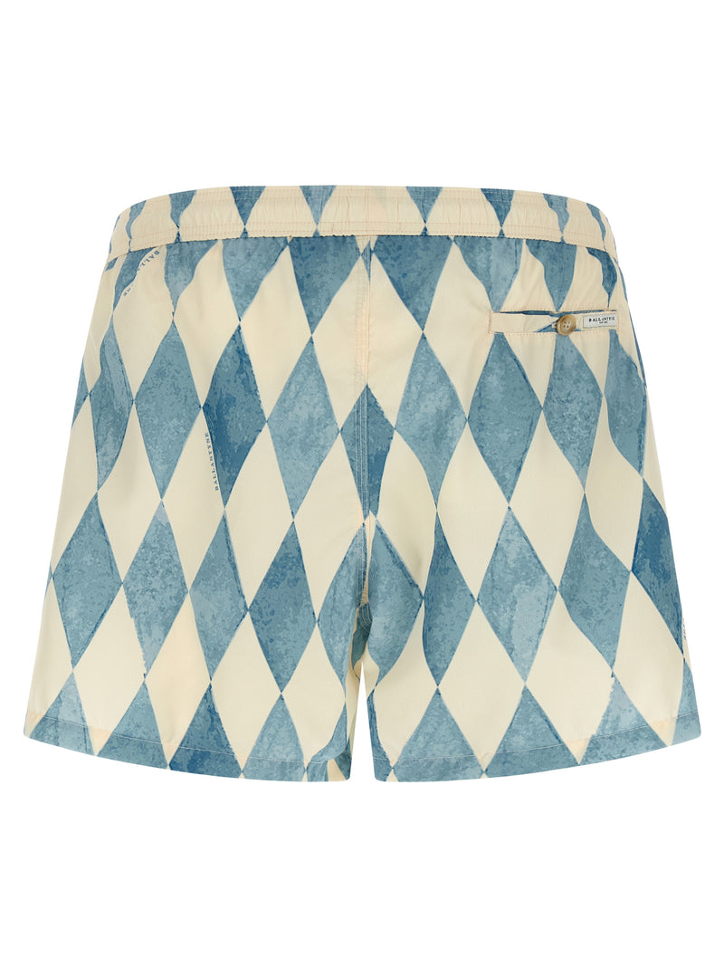 Short de bain Ballantyne en polyester bleu