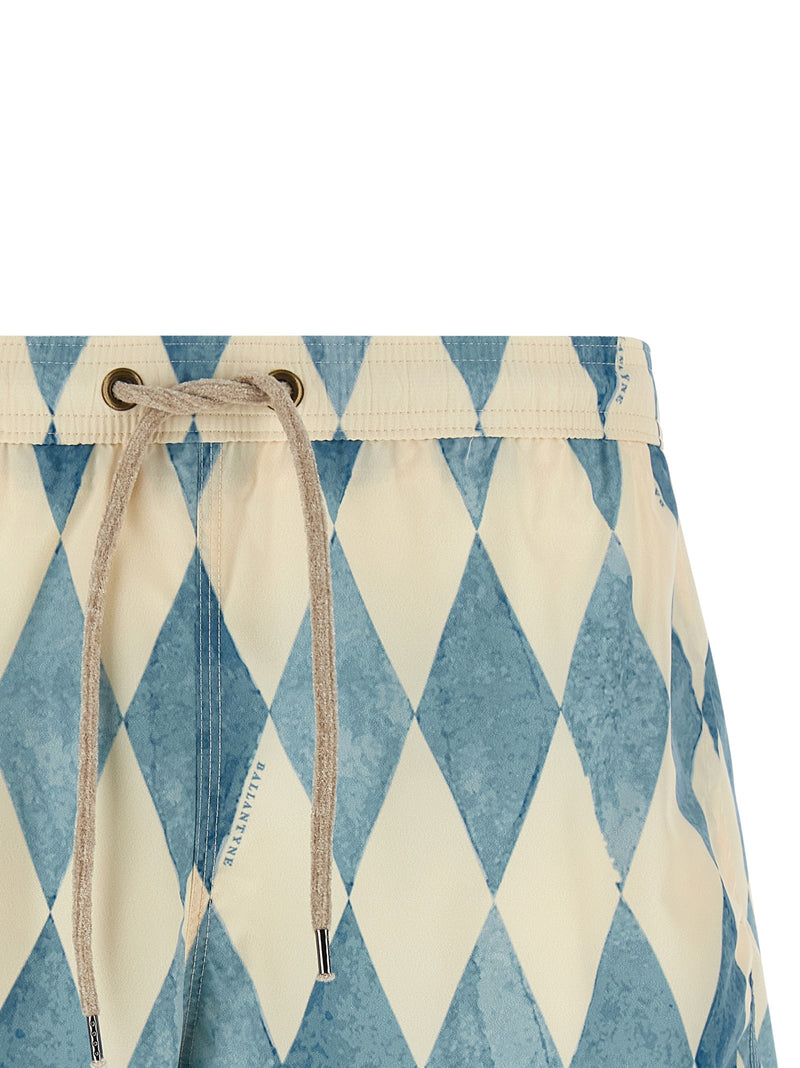 Short de bain Ballantyne en polyester bleu