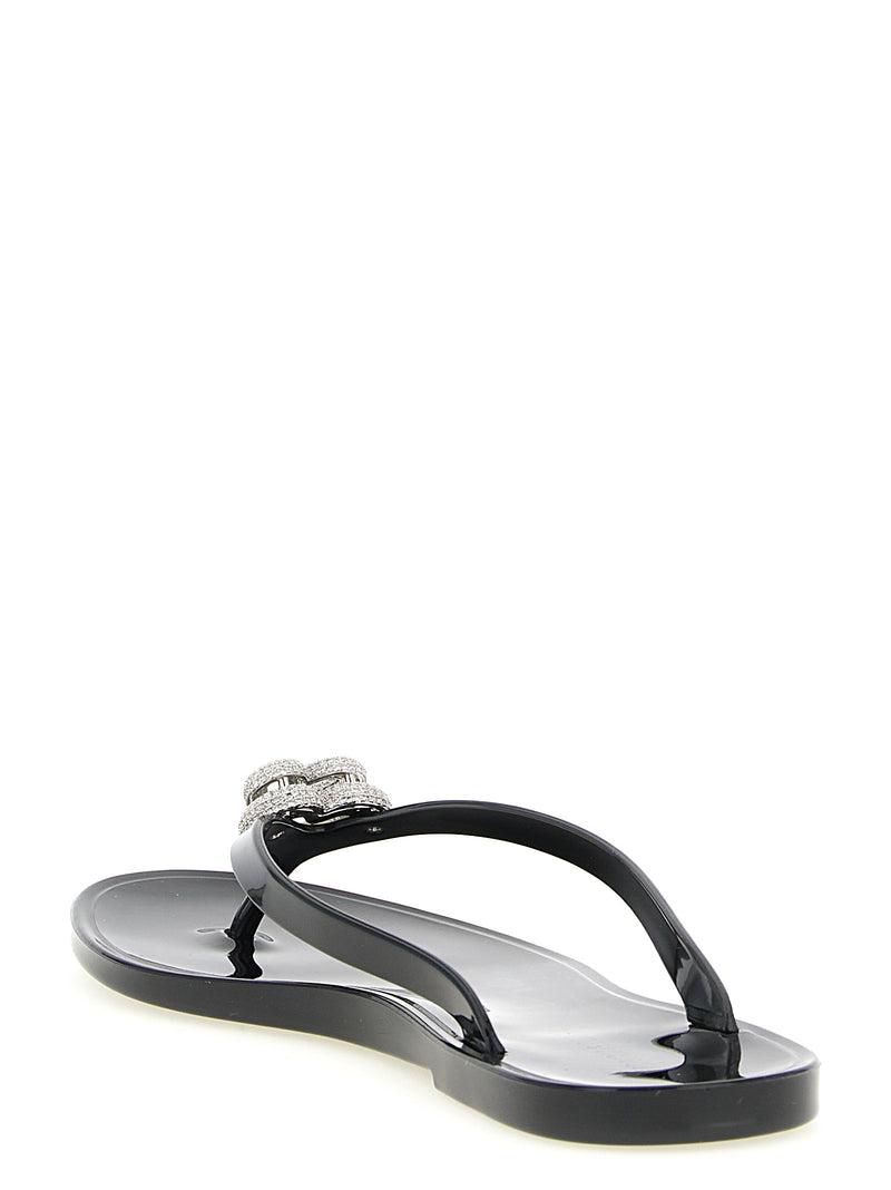 Mules MACH & MACH en PVC noir