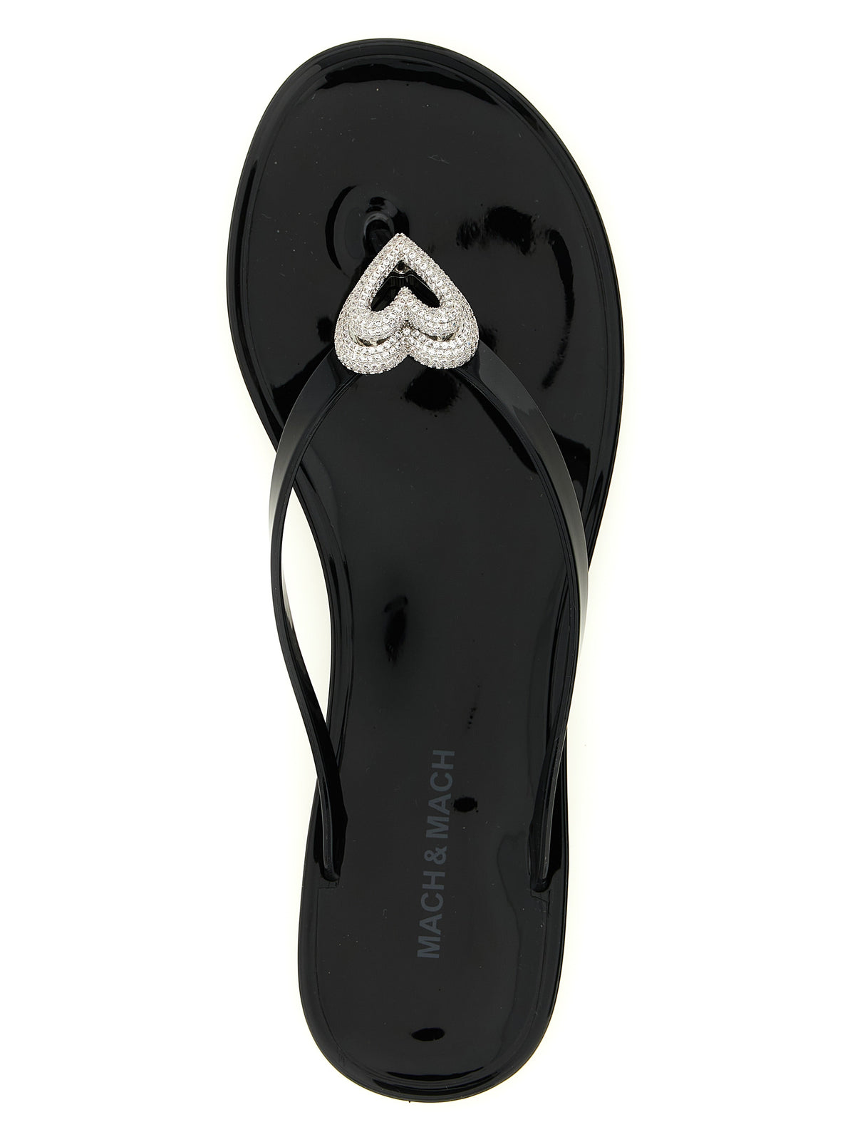 Mules MACH & MACH en PVC noir