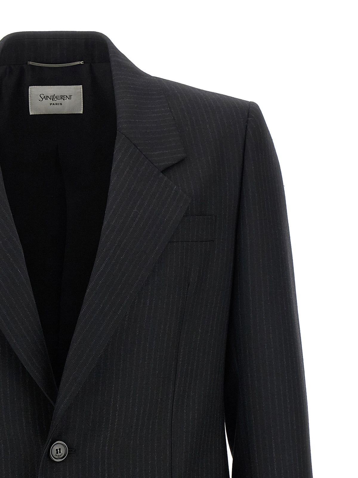 Blazer Saint Laurent en laine noire