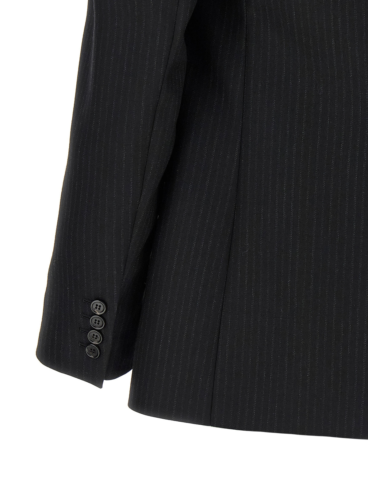 Blazer Saint Laurent en laine noire