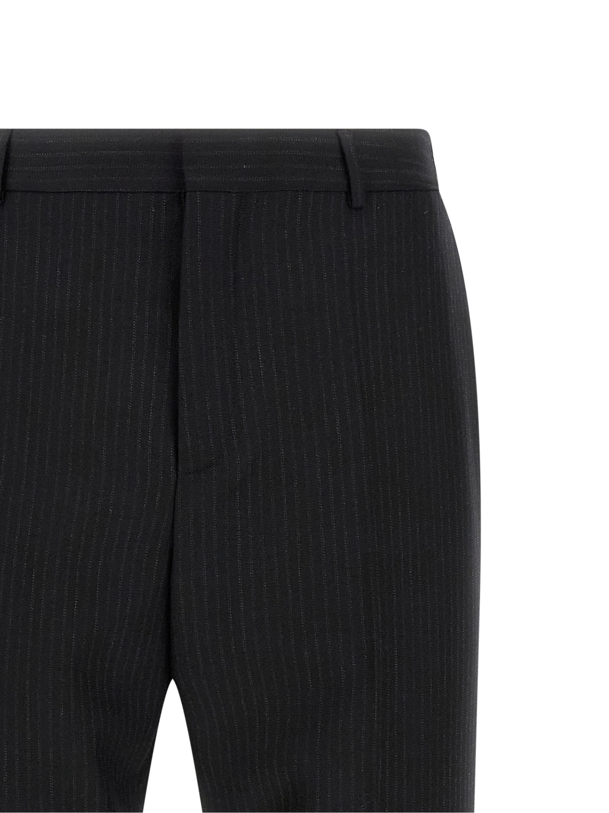 Pantalon de costume Saint Laurent noir en laine