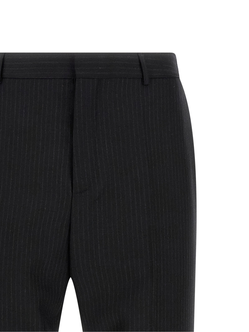 Saint Laurent Black Wool Dress Pants