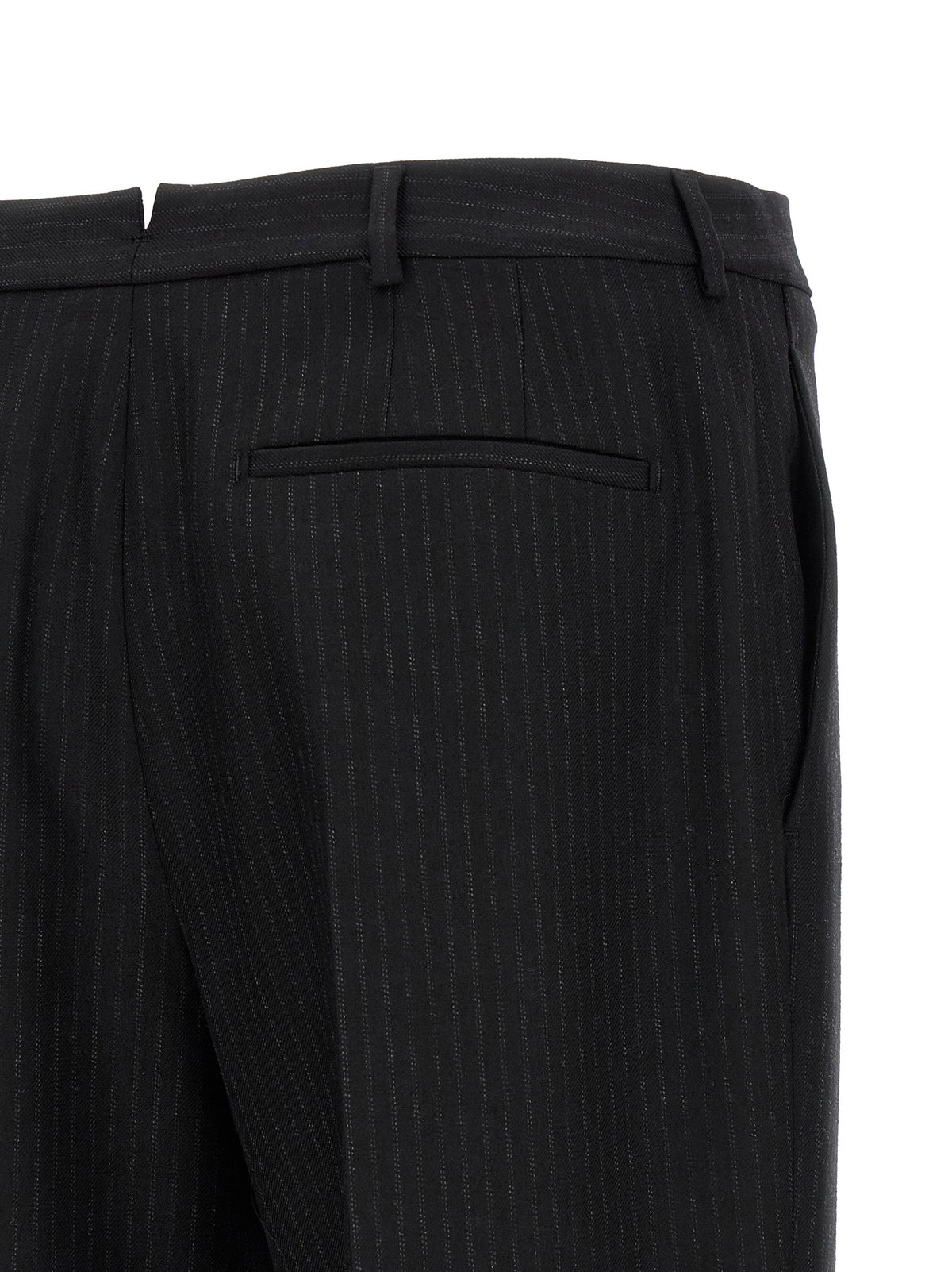 Pantalon de costume Saint Laurent noir en laine