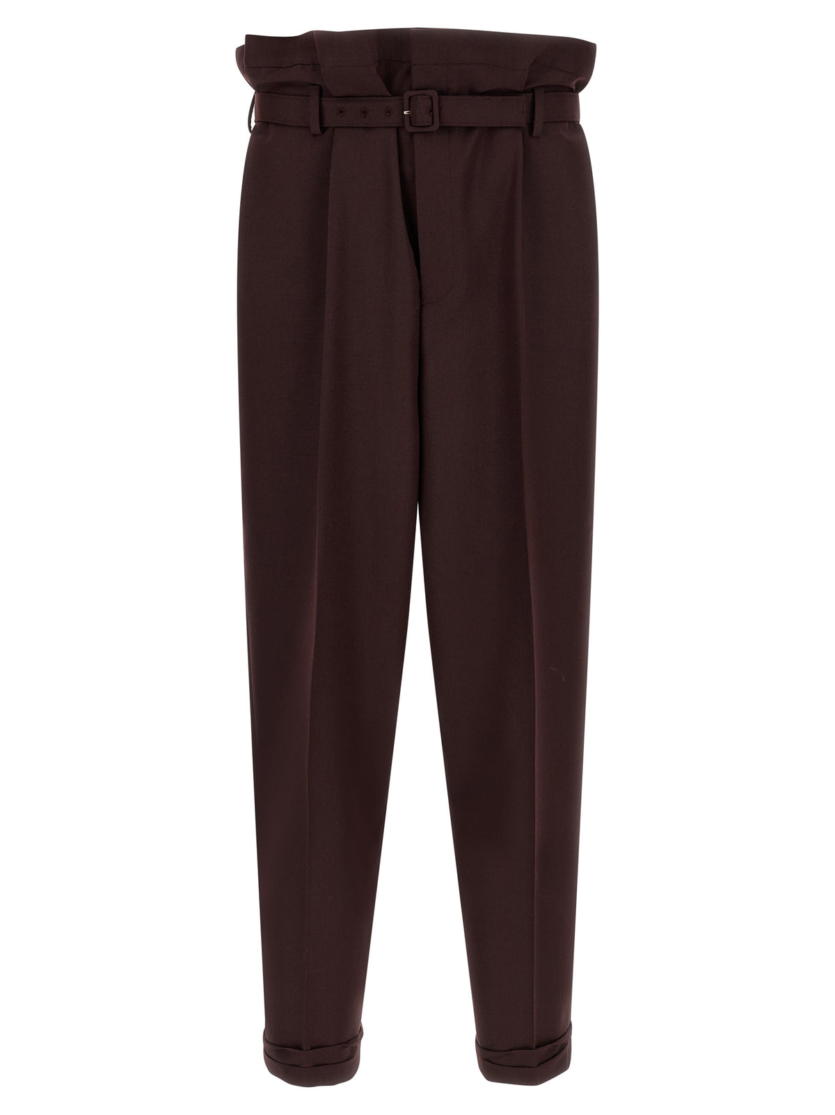 Pantalon décontracté Saint Laurent en laine violette