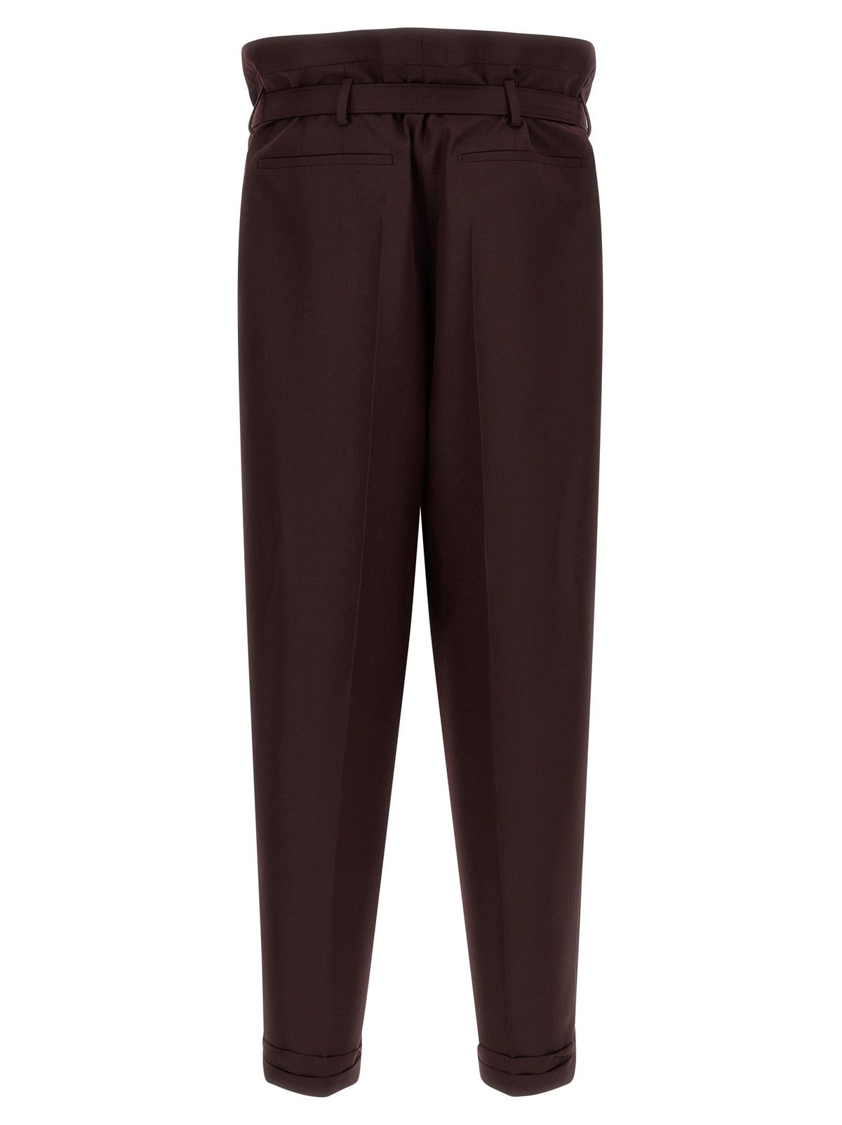 Pantalon décontracté Saint Laurent en laine violette