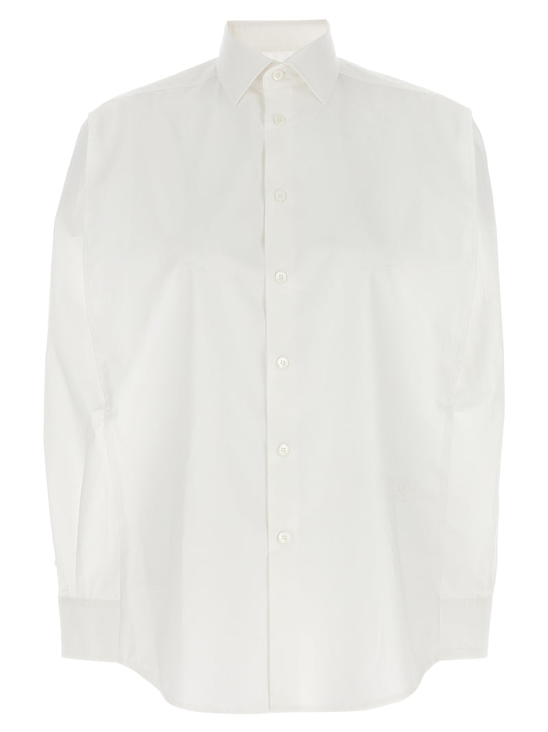 MM6 Maison Margiela White Cotton Blouse