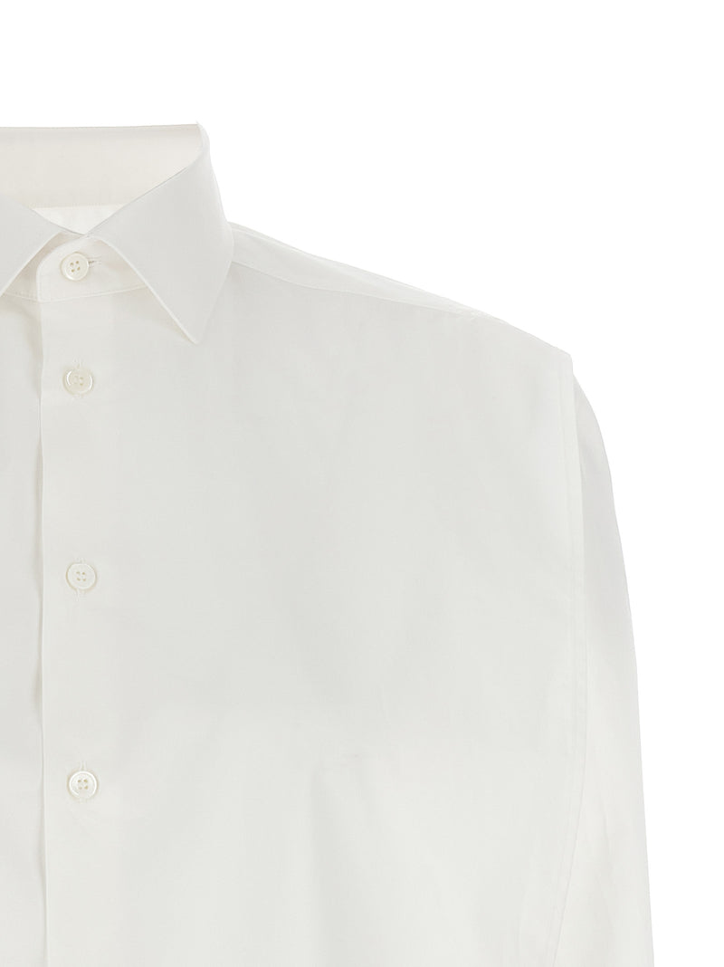 MM6 Maison Margiela White Cotton Blouse