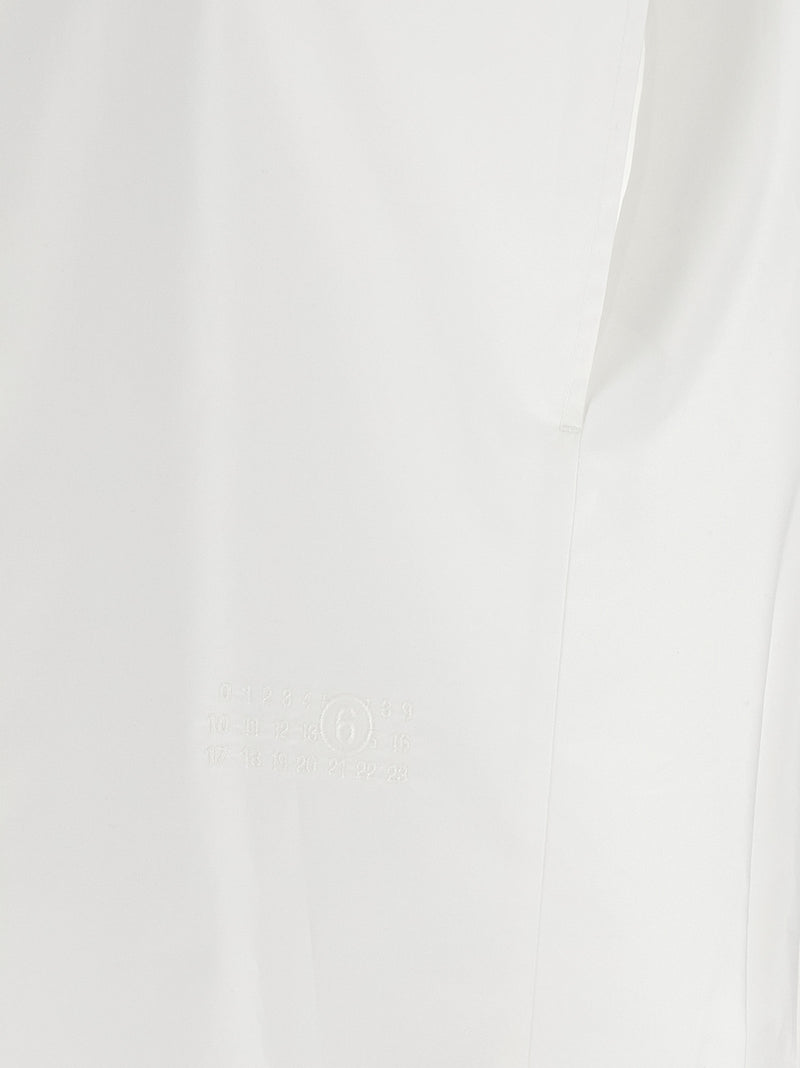MM6 Maison Margiela White Cotton Blouse