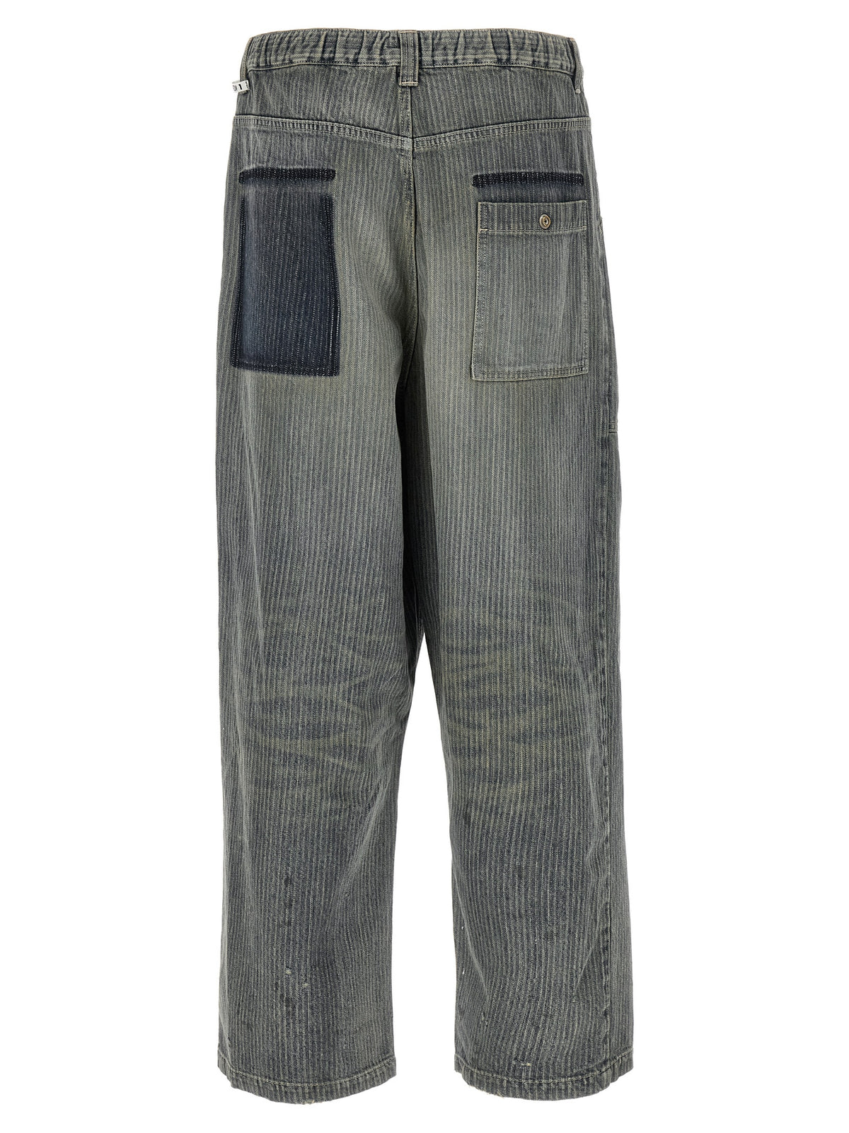 Jean fuselé en coton bleu Maison Mihara Yasuhiro