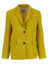 'S Max Mara Bicolor Linen Blazer