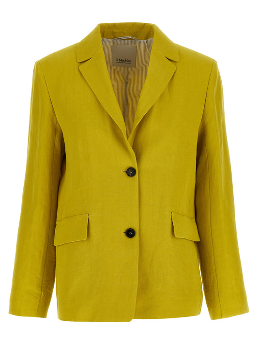 Blazer en lin bicolore 'S Max Mara