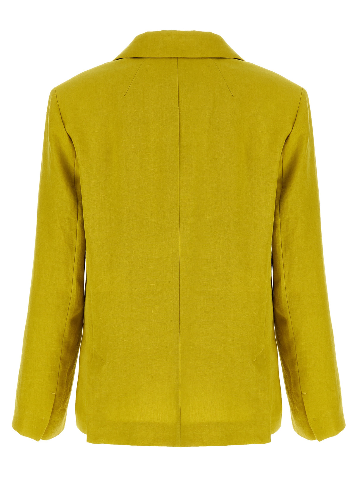 'S Max Mara Bicolor Linen Blazer