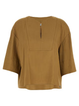 Max Mara MxpSospiro Beige Linen Blouse